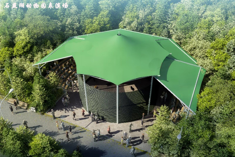 石燕湖動物表演場膜結構